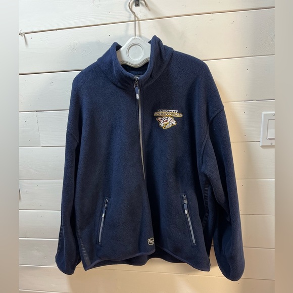 NASHVILLE PREDATORS – XL – NHL Fleece Zip-Up Jacket - Picture 2 of 9